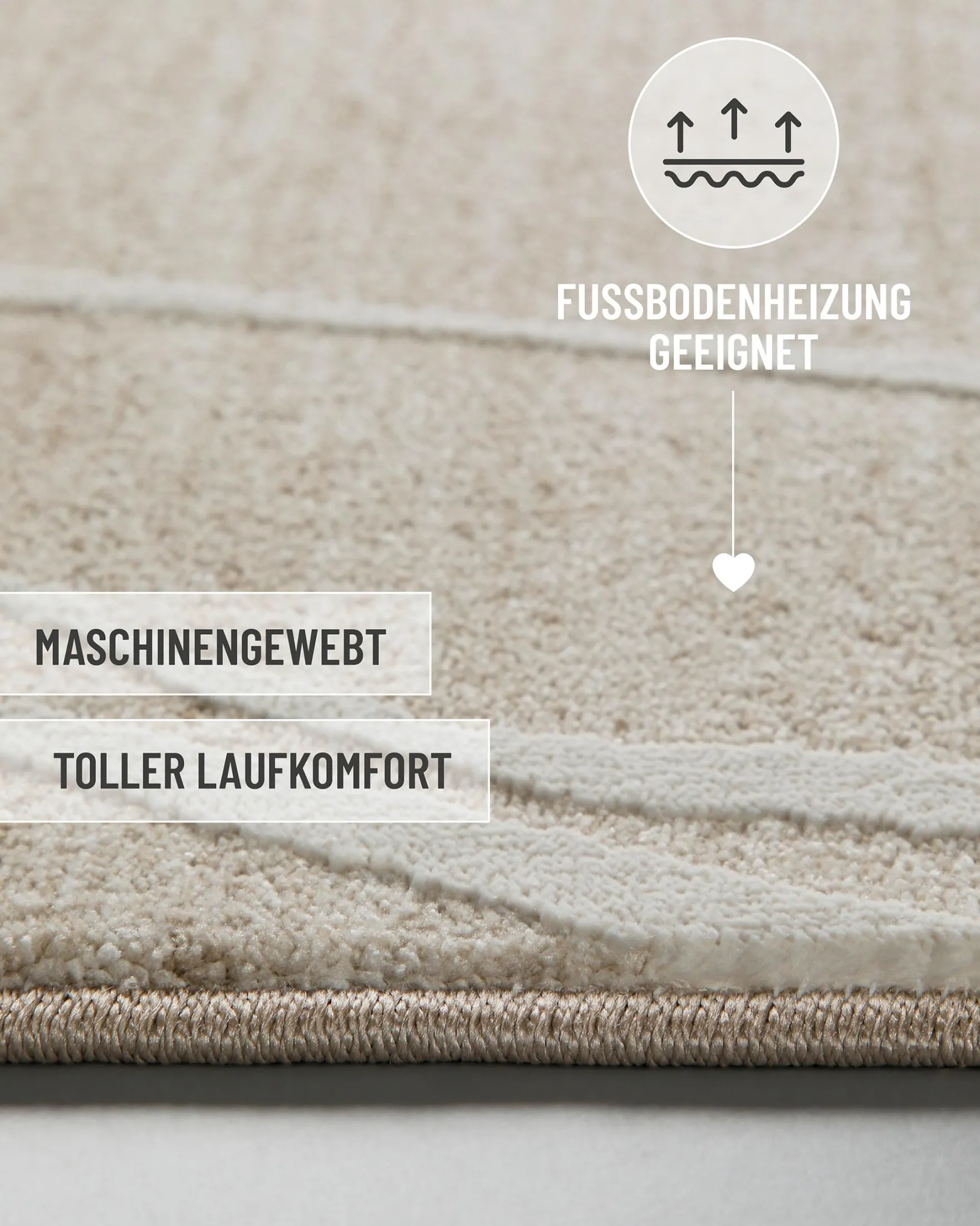 Esprit Kurzflorteppich Beige Multi "Elite"