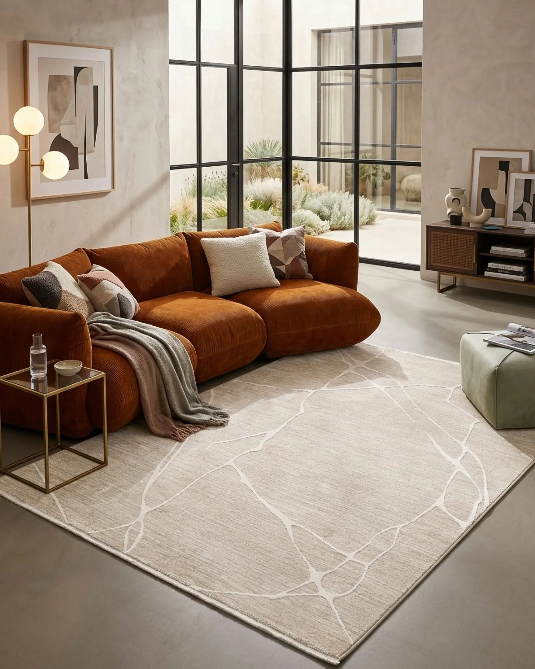 Esprit Kurzflorteppich Beige Multi "Elite"