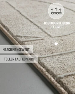 Esprit Kurzflorteppich Beige Multi 