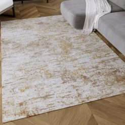 Esprit Kurzflor Teppich Beige Gold 