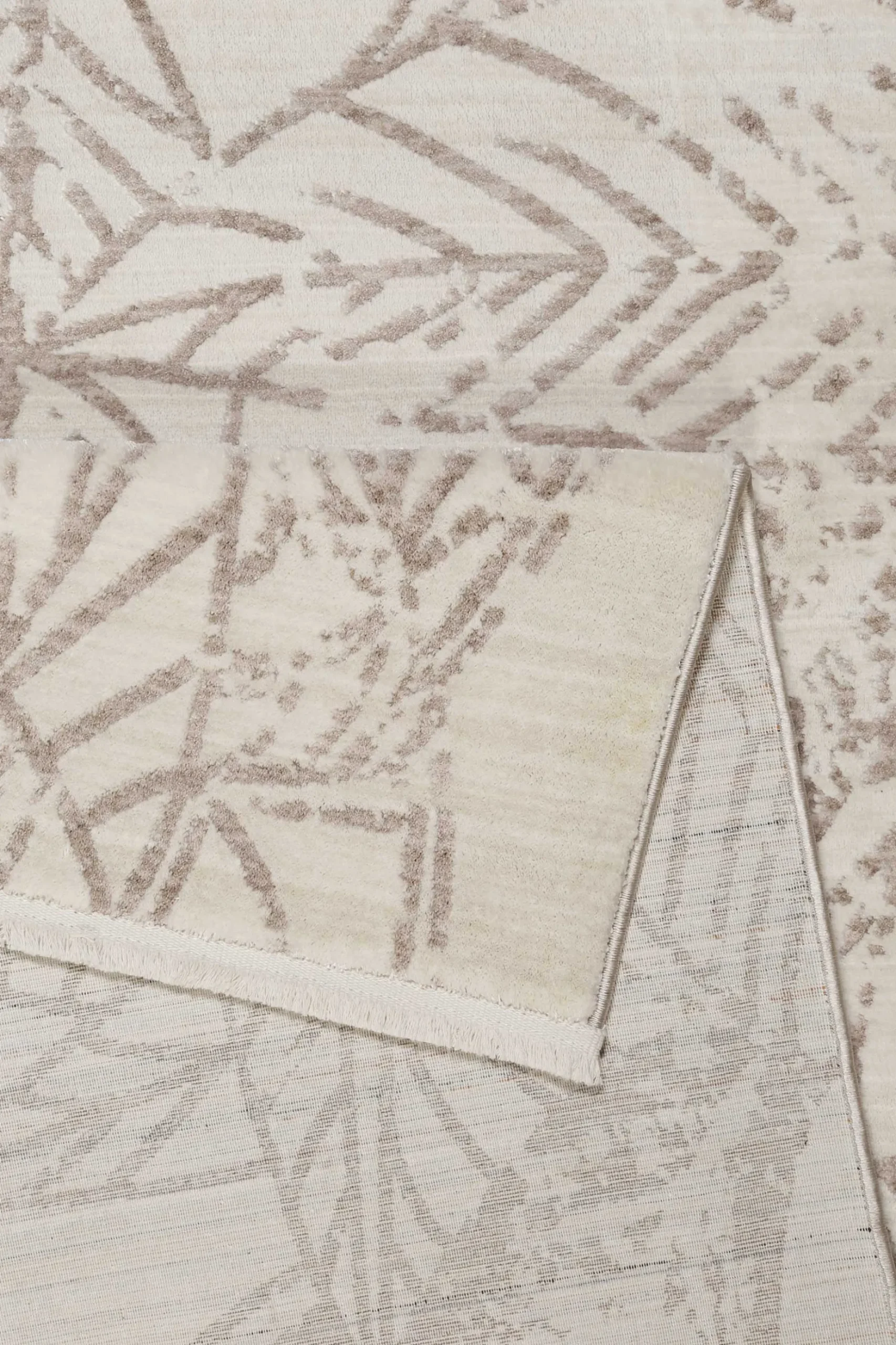 Esprit Kurzflor Teppich Beige Creme "Inga"