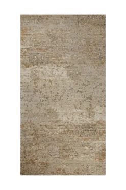 Esprit Kurzflor Teppich Beige aus Wolle 