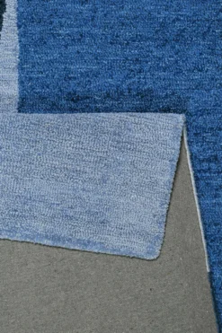 Esprit Kurzflor Teppich Blau "Backup"