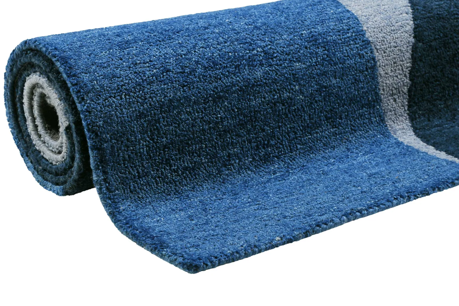 Esprit Kurzflor Teppich Blau "Backup"
