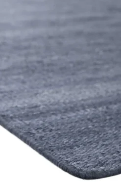 Esprit Kurzflor Teppich Blau Grau aus Baumwolle 