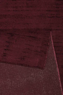 Esprit Kurzflor Teppich Bordeaux Rot 