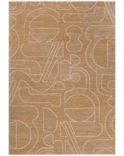 Esprit Kurzflorteppich Braun Multi 