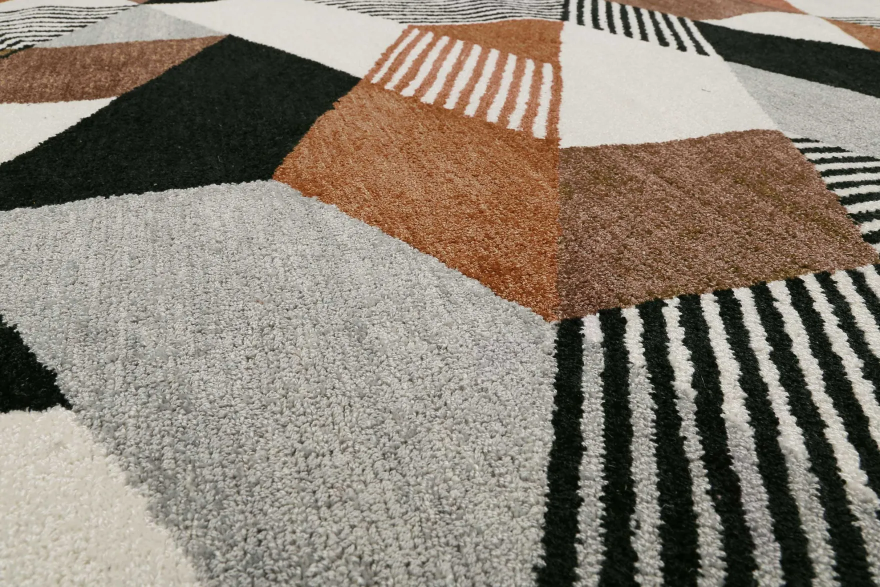 Esprit Kurzflor Teppich Braun "Uptown"