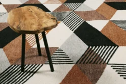 Esprit Kurzflor Teppich Braun