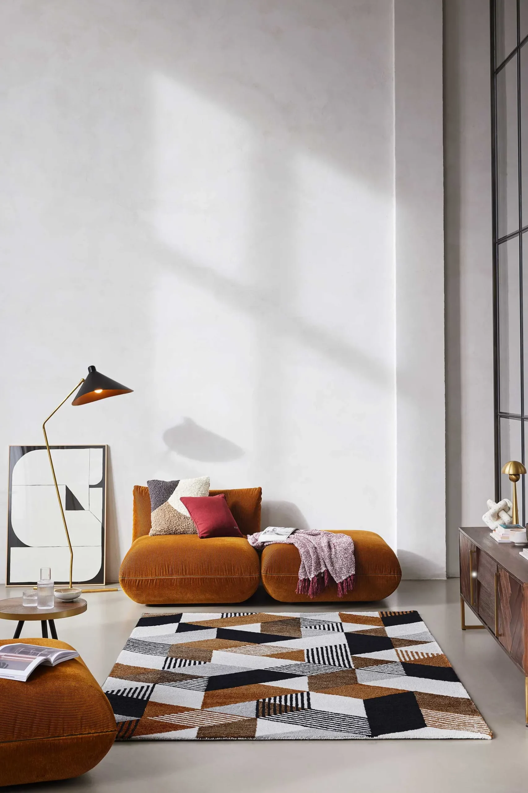 Esprit Kurzflor Teppich Braun "Uptown"