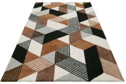 Esprit Kurzflor Teppich Braun