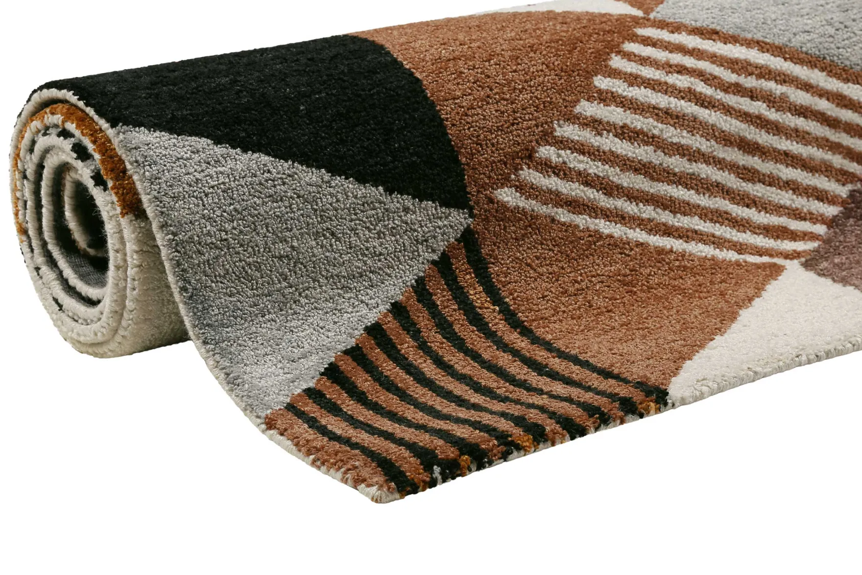 Esprit Kurzflor Teppich Braun "Uptown"
