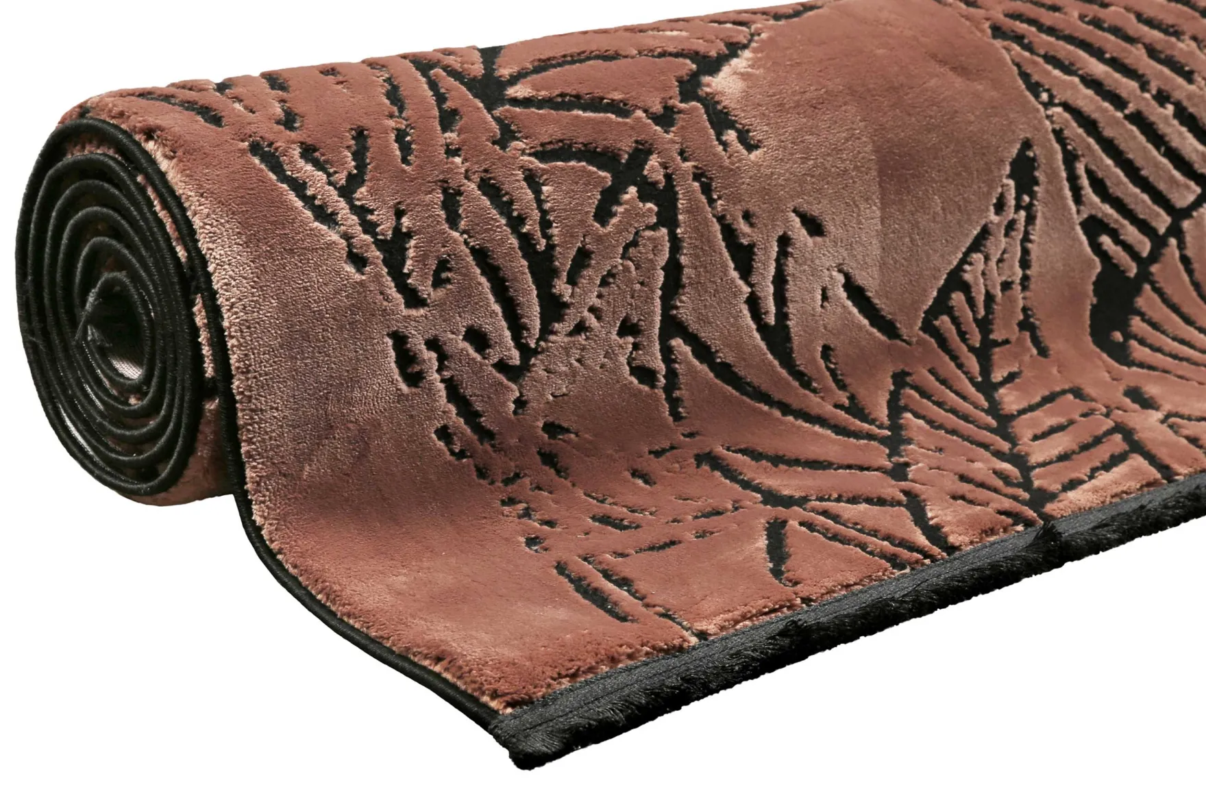 Esprit Kurzflor Teppich Cognac Braun "Inga"