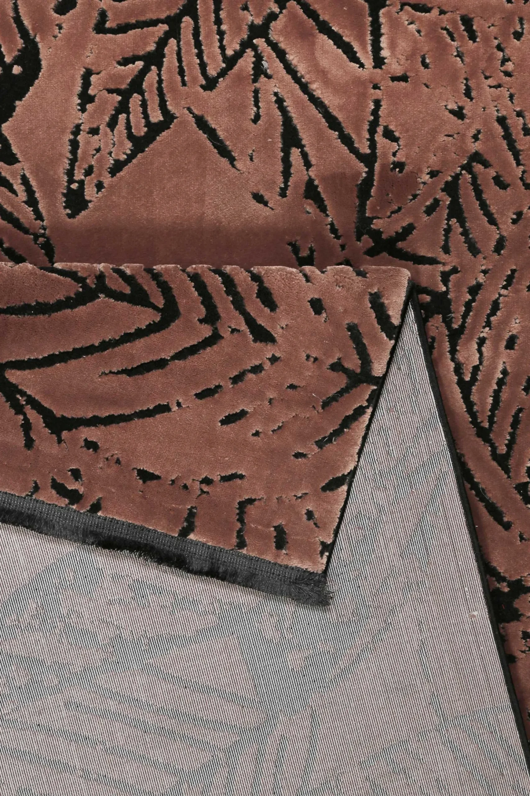 Esprit Kurzflor Teppich Cognac Braun "Inga"