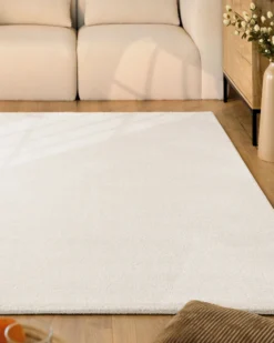 Esprit Kurzflorteppich Creme Weiß