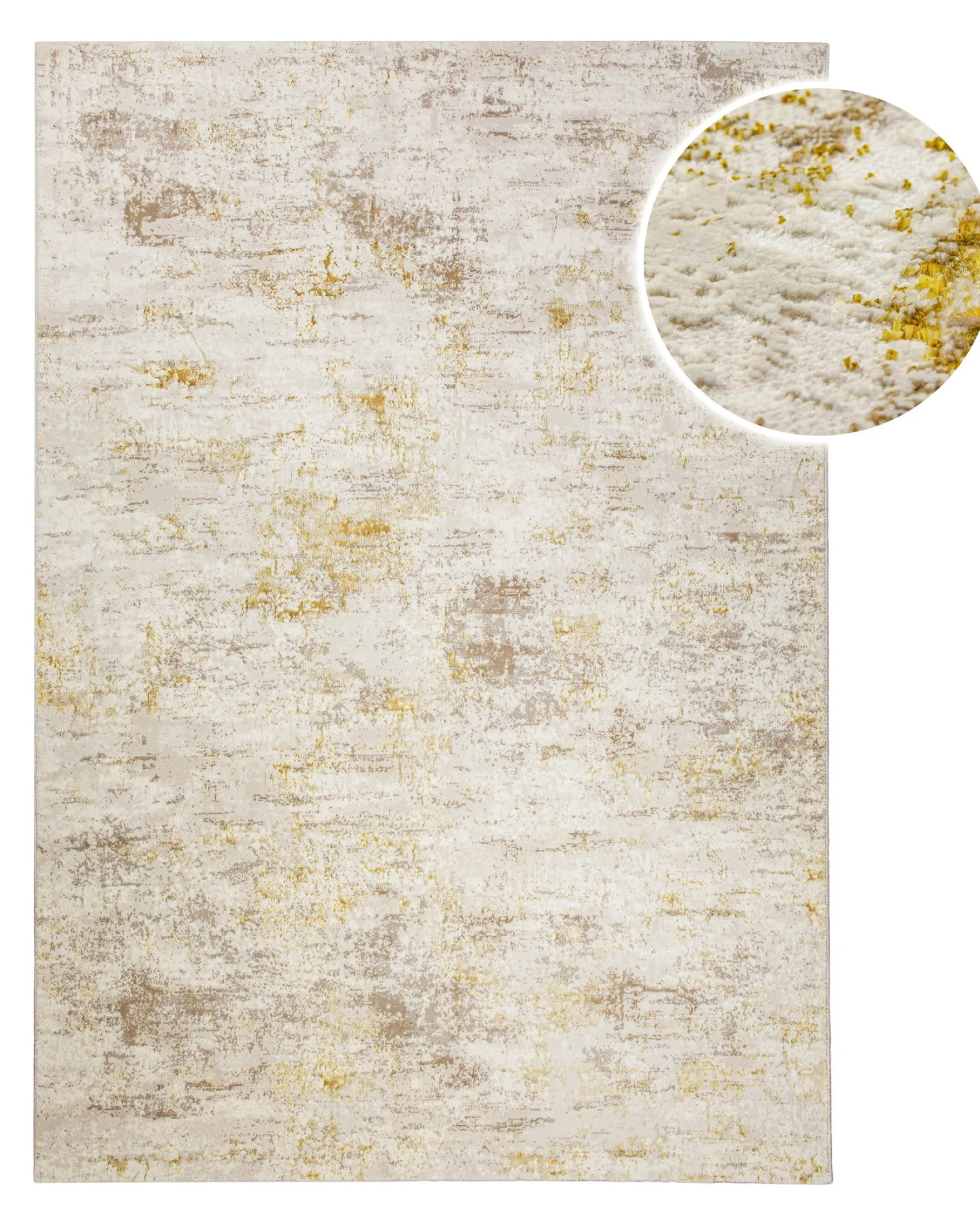 Esprit Kurzflorteppich Creme Gold "Feel Vintage 2.0"