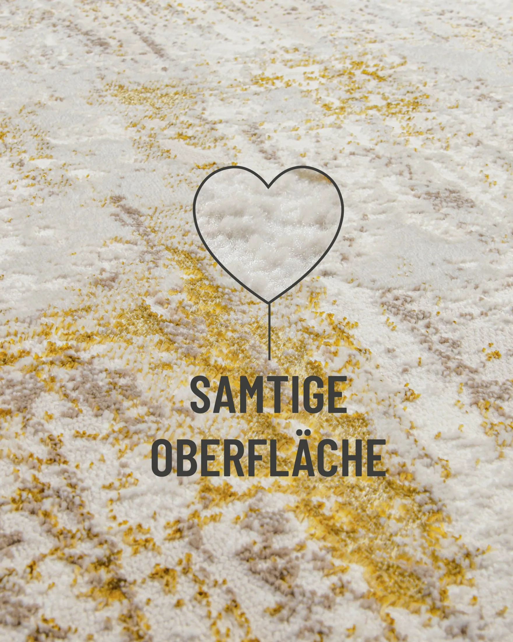 Esprit Kurzflorteppich Creme Gold "Feel Vintage 2.0"