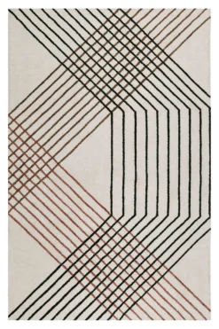Esprit Kurzflor Teppich Creme Beige 