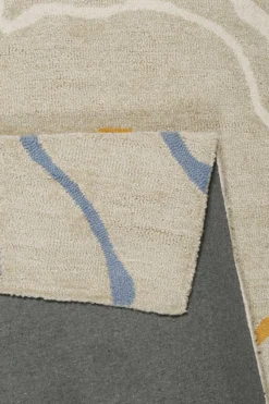 Esprit Kurzflor Teppich Creme Beige 