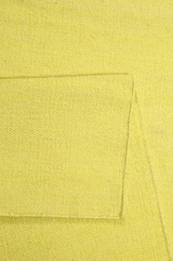 Esprit Kurzflor Teppich Gelb aus Baumwolle "Rainbow Kelim"
