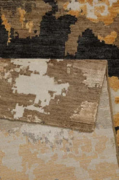 Esprit Kurzflor Teppich Gold aus Wolle "Manhattan"