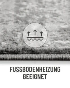 Esprit Kurzflorteppich Grau Silber