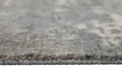 Esprit Kurzflor Teppich Grau aus Wolle