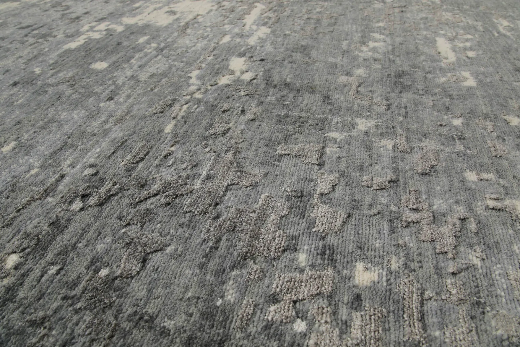 Esprit Kurzflor Teppich Grau aus Wolle "Brookville"