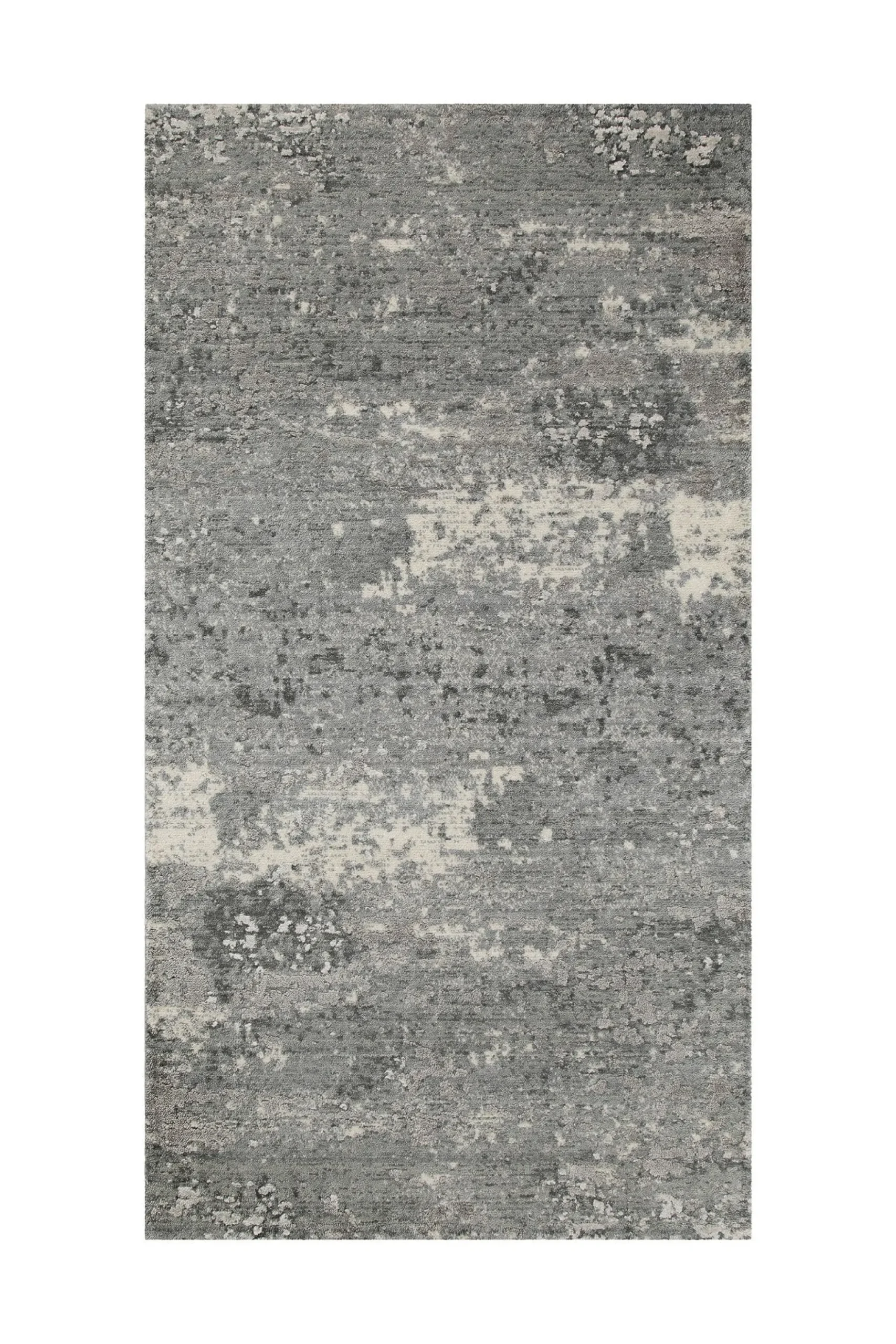 Esprit Kurzflor Teppich Grau aus Wolle "Brookville"