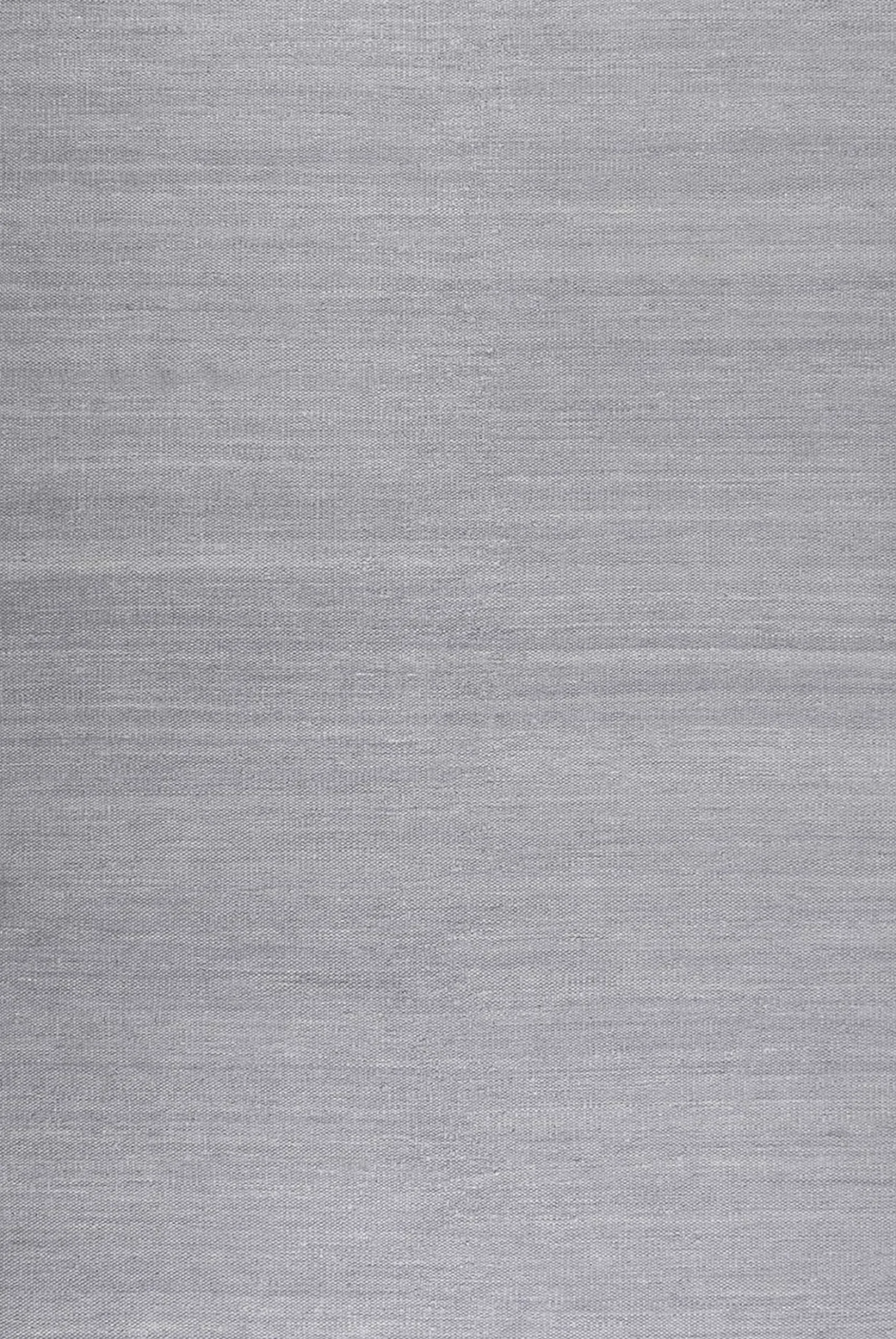 Esprit Kurzflor Teppich Grau aus Baumwolle "Rainbow Kelim"