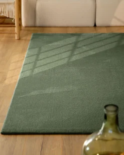 Esprit Kurzflorteppich Laub Grün "Vegas"