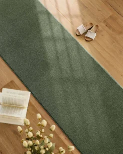 Esprit Kurzflorteppich Laub Grün