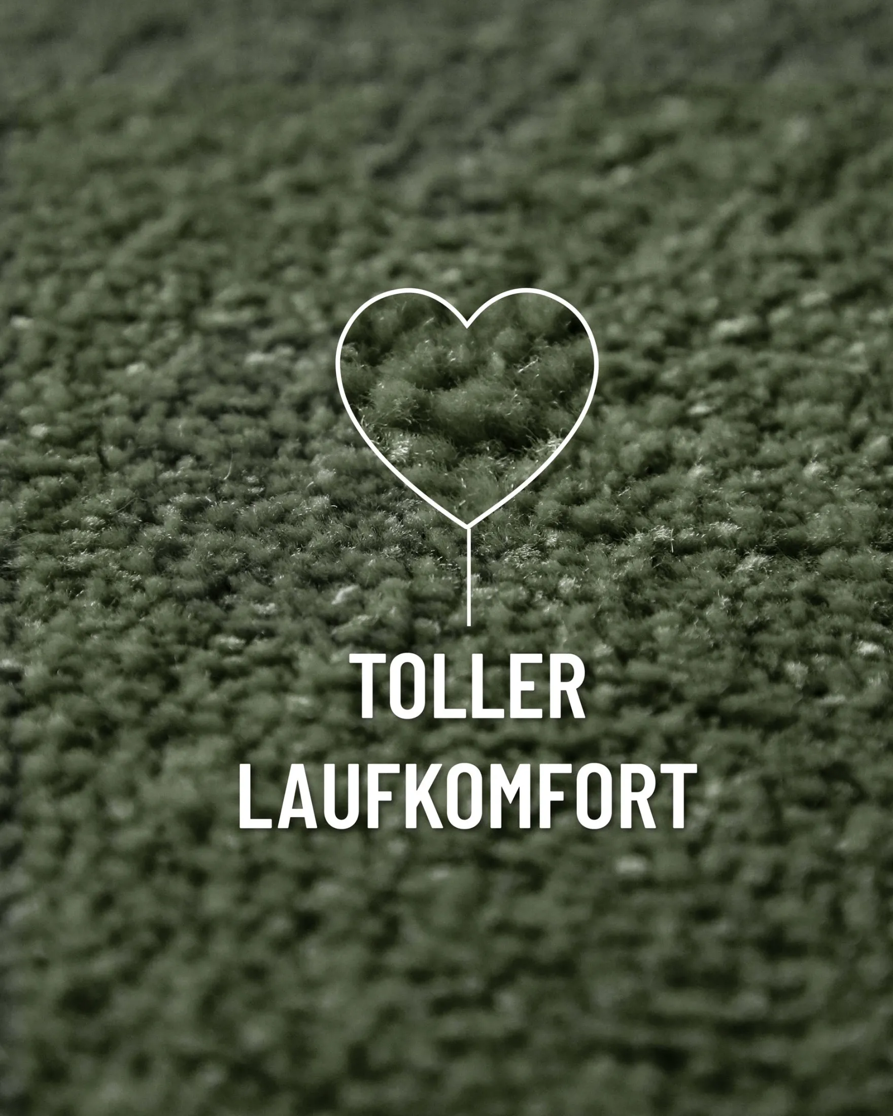 Esprit Kurzflorteppich Laub Grün "Vegas"
