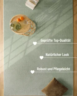 Esprit Kurzflorteppich Licht Grün "Vegas"