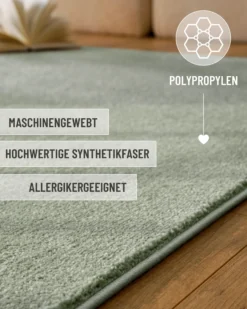 Esprit Kurzflorteppich Licht Grün 