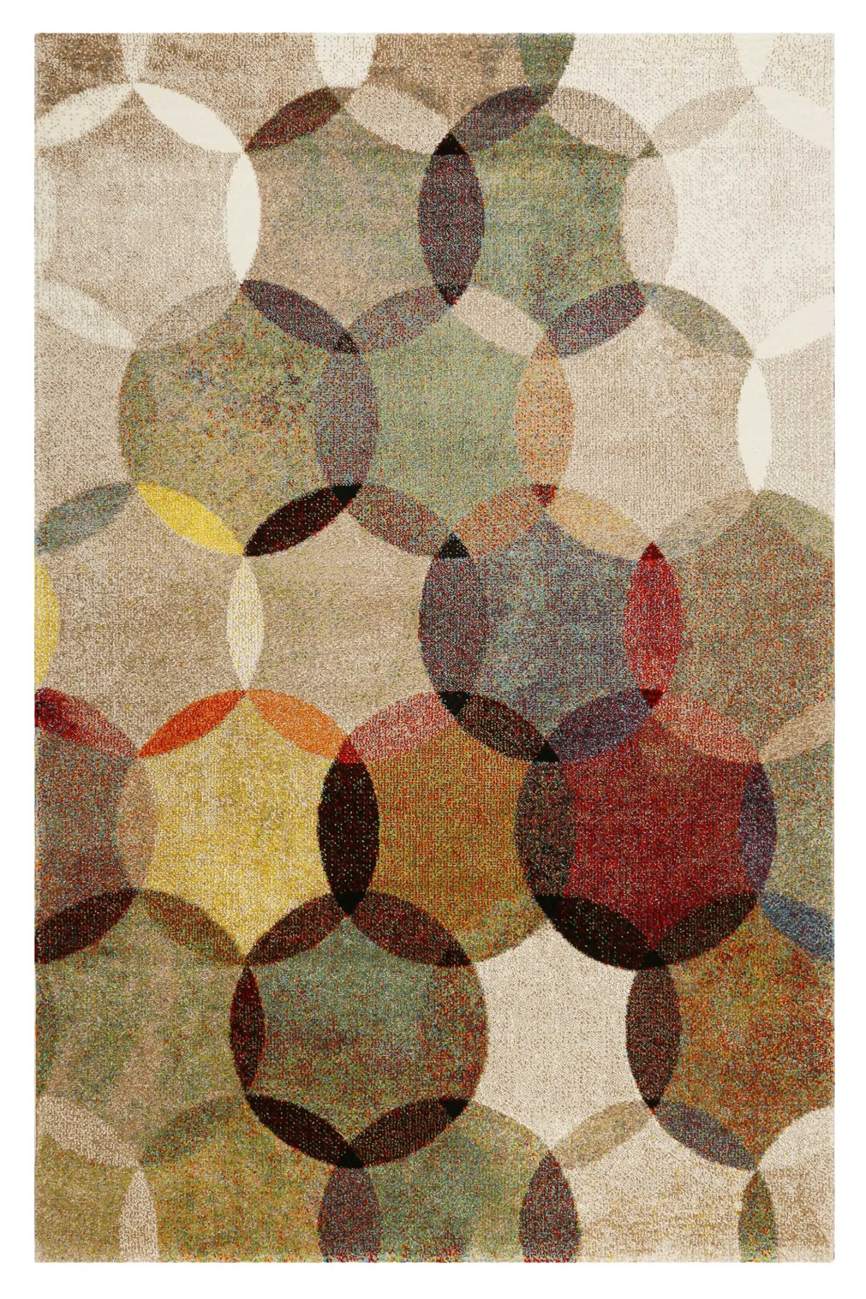Esprit Kurzflor Teppich "Modernina" Beige Taupe Bunt