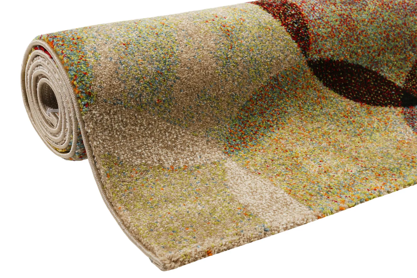 Esprit Kurzflor Teppich "Modernina" Beige Taupe Bunt