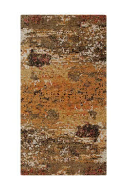 Esprit Kurzflor Teppich Orange aus Wolle