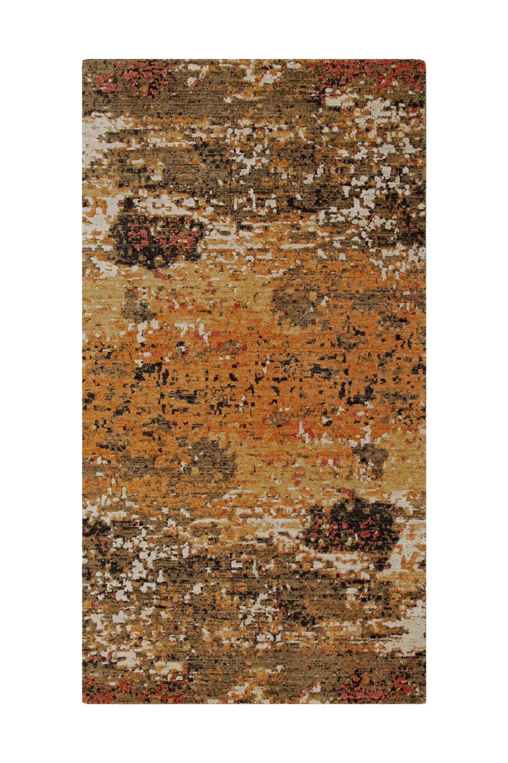 Esprit Kurzflor Teppich Orange aus Wolle "East Village"