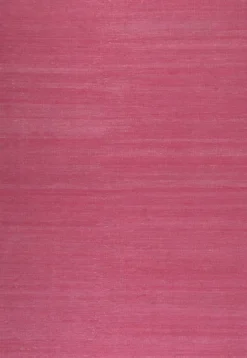 Esprit Kurzflor Teppich Pink aus Baumwolle "Rainbow Kelim"