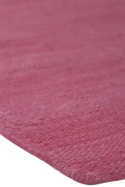 Esprit Kurzflor Teppich Pink aus Baumwolle 