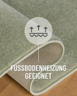 Esprit Kurzflorteppich Rund Licht Grün 