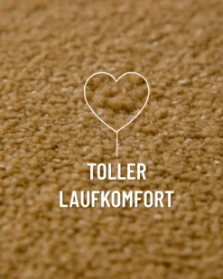 Esprit Kurzflorteppich Rund Ocker Gelb
