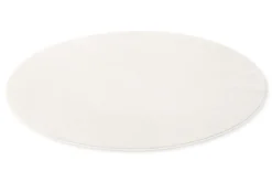 Esprit Kurzflorteppich Rund Creme Weiß 