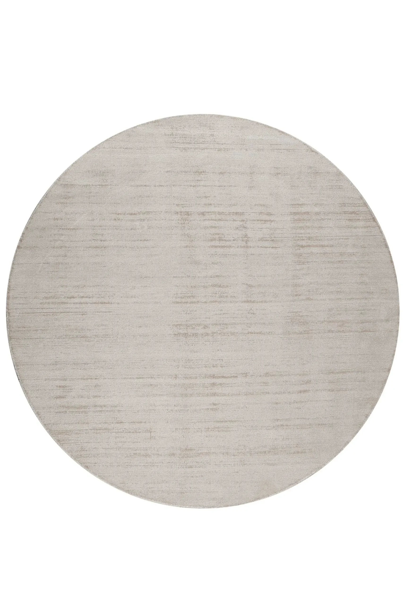 Esprit Kurzflor Teppich Rund Creme Beige "Gil"