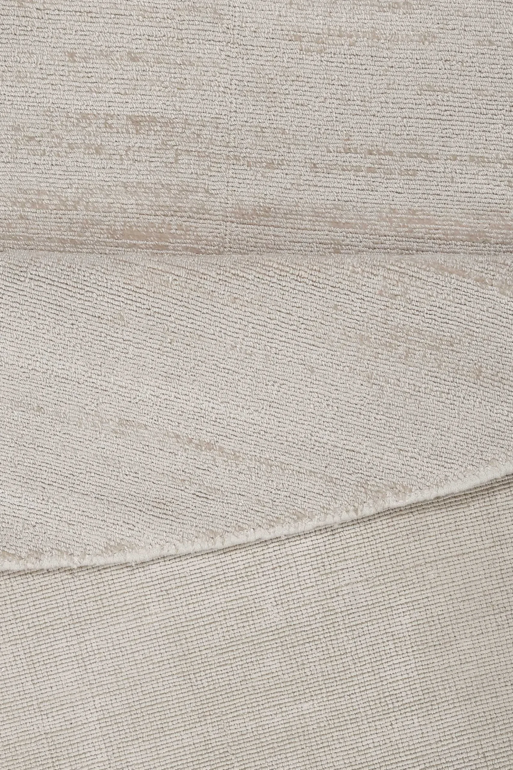 Esprit Kurzflor Teppich Rund Creme Beige "Gil"