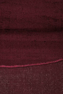 Esprit Kurzflor Teppich Rund Bordeaux Rot 