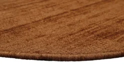Esprit Kurzflor Teppich Rund Terracotta Braun