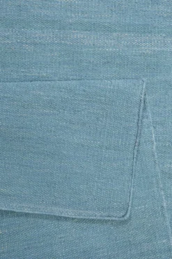 Esprit Kurzflor Teppich Türkis aus Baumwolle