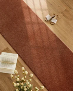 Esprit Kurzflorteppich Ziegel Rot "Vegas"